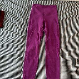 Lululemon align double lined size 6 7/8 length